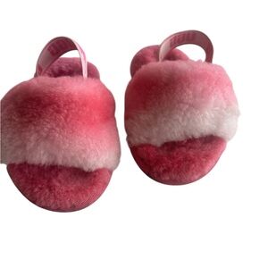 UGG Toddler Fluff Yeah Slides Pink Size 6